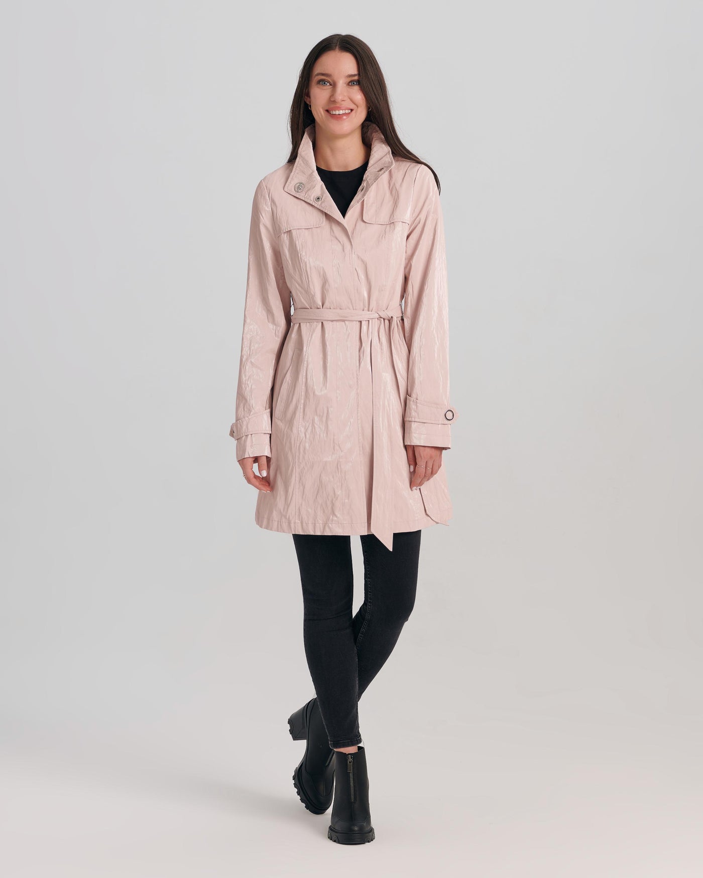 Luster Trench Coat Nikki Jones