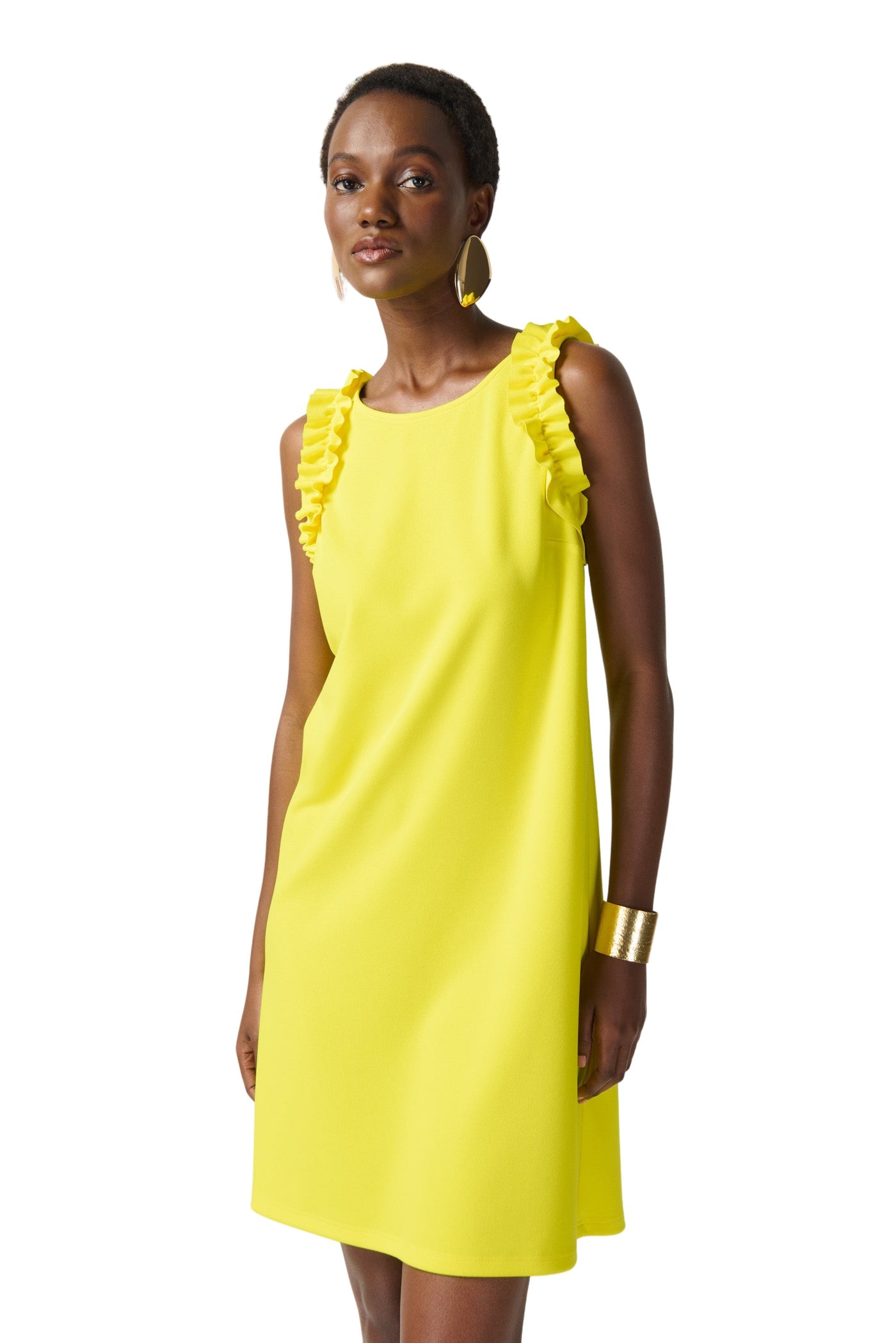 Scuba Crepe Sleeveless Straight Dress Joseph Ribkoff