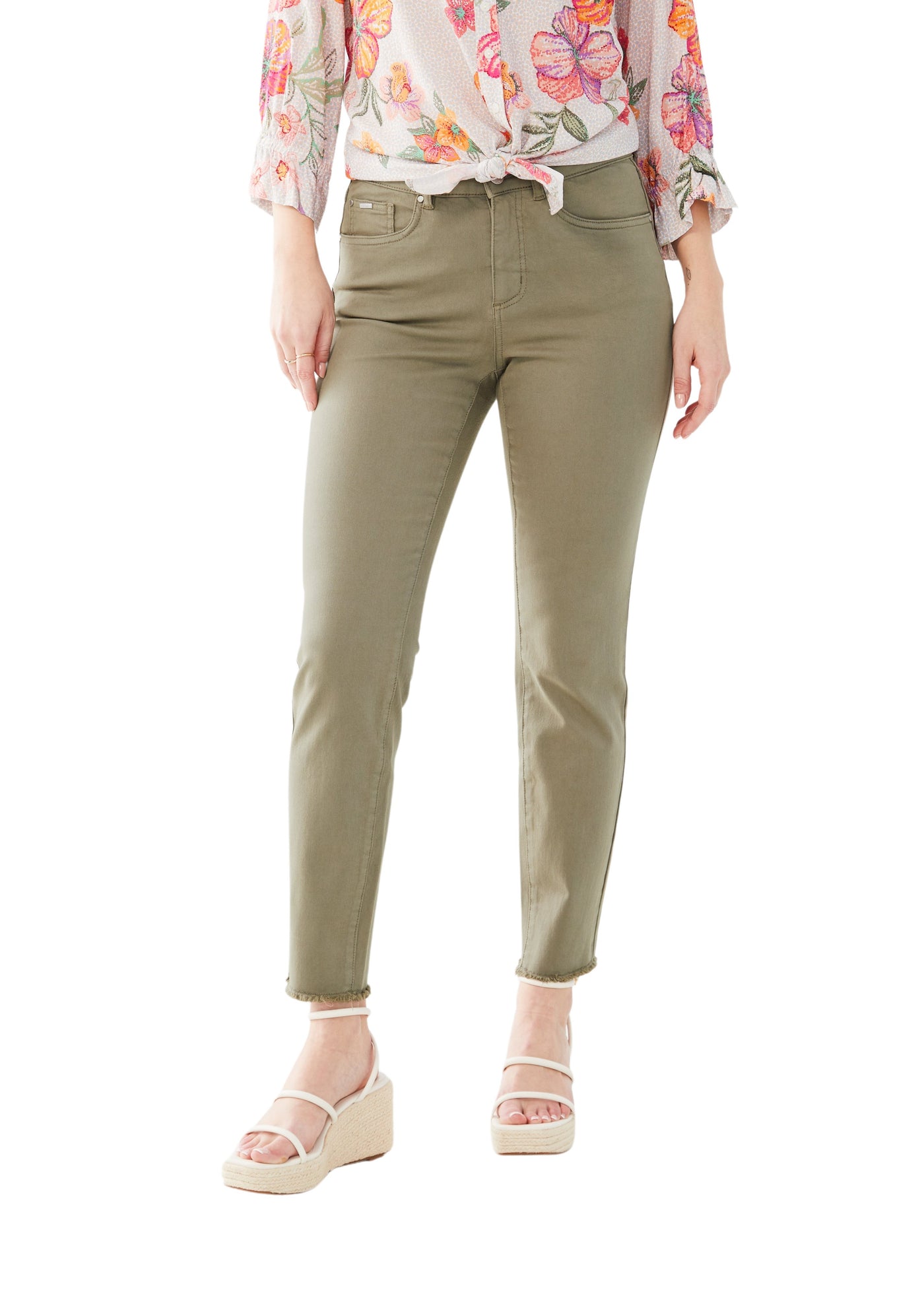 Olivia Slim Ankle Euro Twill French Dressing Jeans