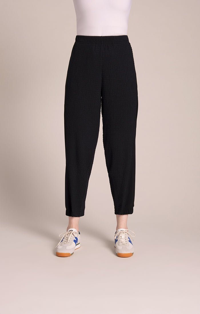 Half Cuff Jogger Pants, Popcorn Waffle Sympli