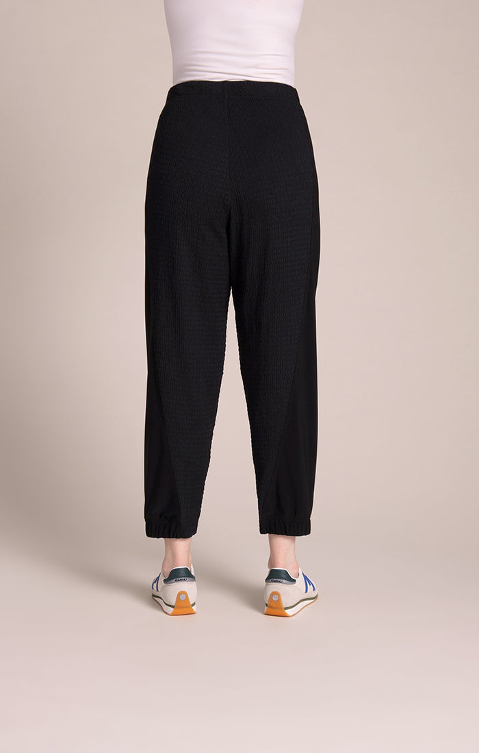 Half Cuff Jogger Pants, Popcorn Waffle Sympli