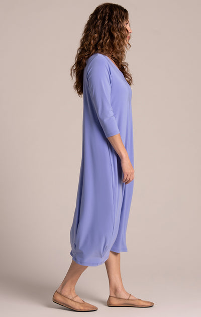 V-Neck Narrow Lantern Dress Sympli