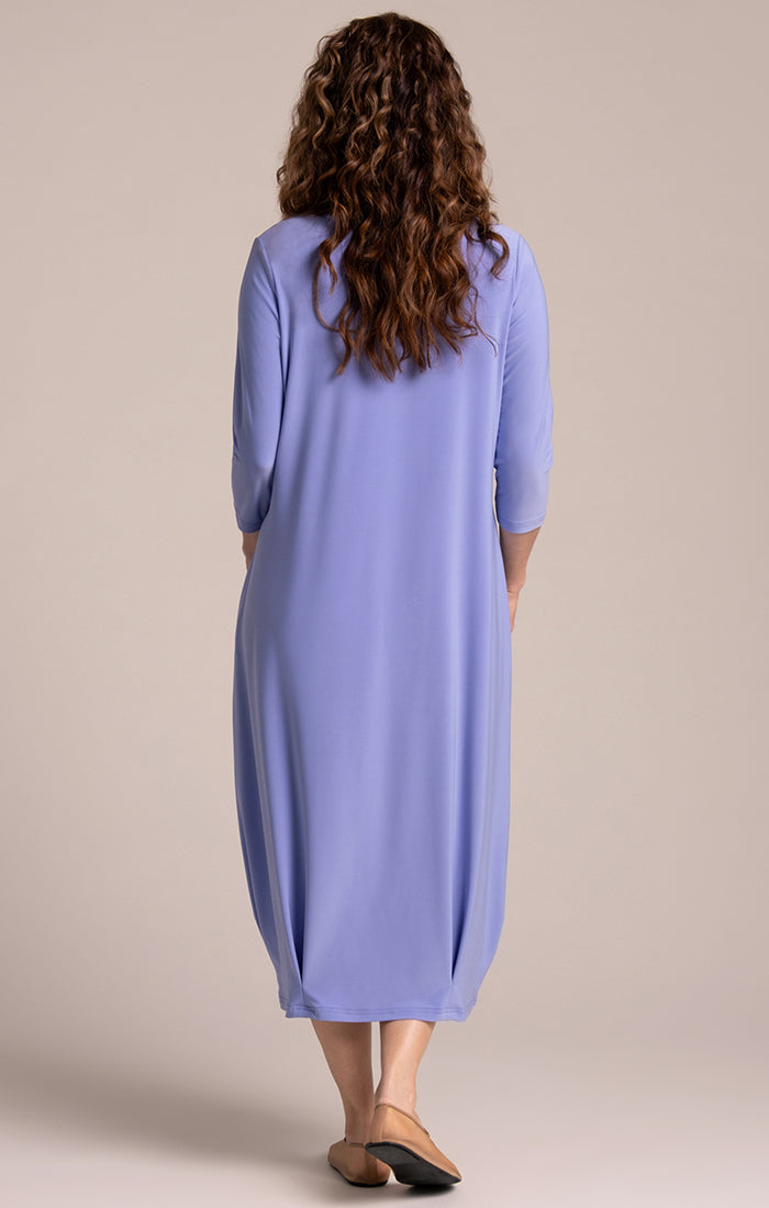 V-Neck Narrow Lantern Dress Sympli