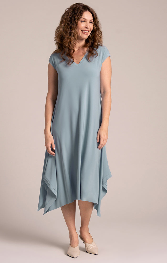 Splice V-Neck Dress Sympli