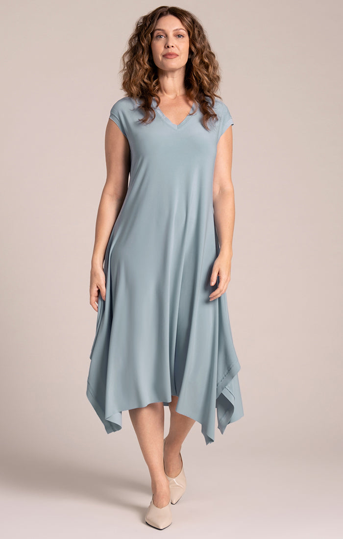 Splice V-Neck Dress Sympli