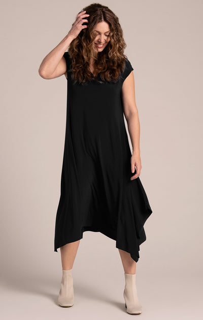 Splice V-Neck Dress Sympli