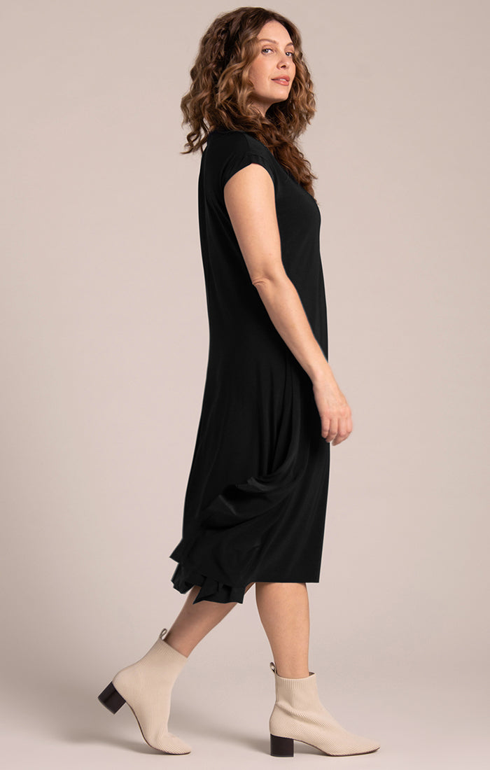 Splice V-Neck Dress Sympli