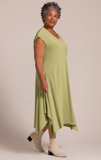 Splice V-Neck Dress Sympli