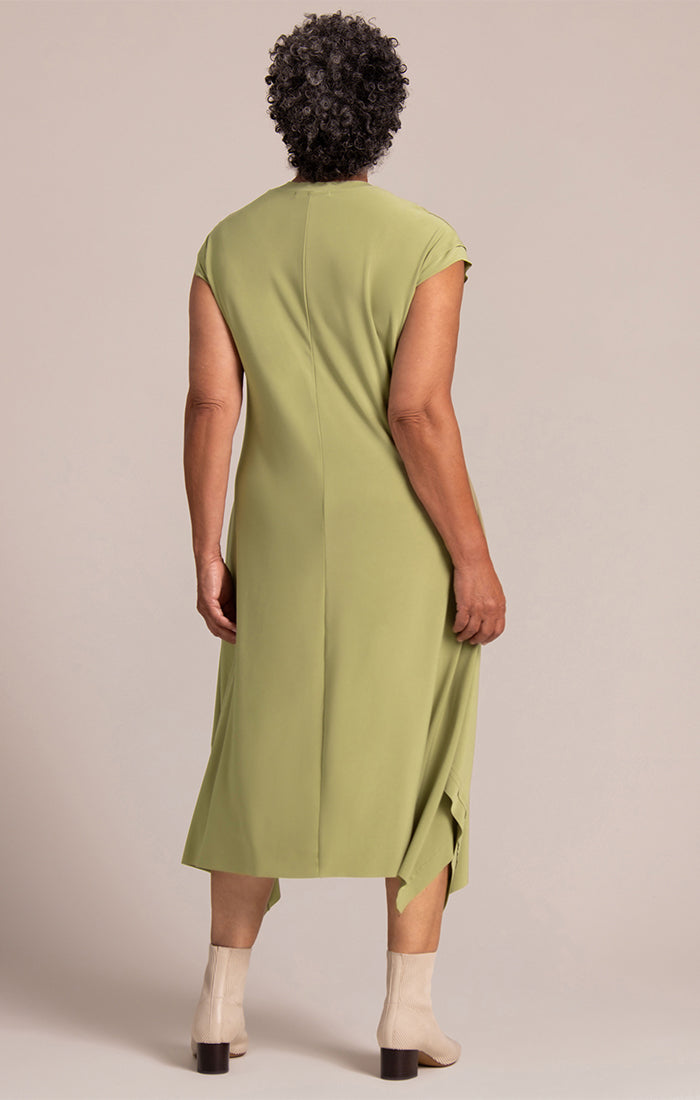 Splice V-Neck Dress Sympli